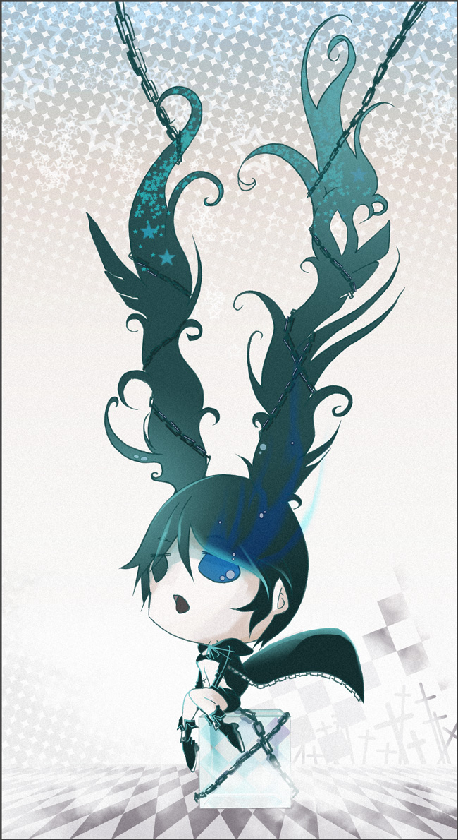 black rock shooter (black rock shooter) drawn by bridget00747