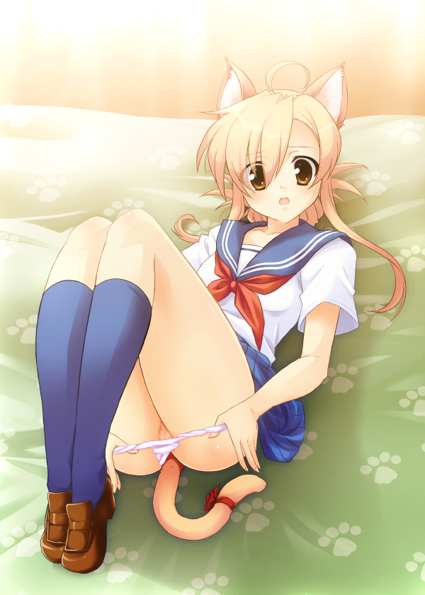 mizuno kaede (nyan koi!) drawn by eitarou_(kaminari_neko)