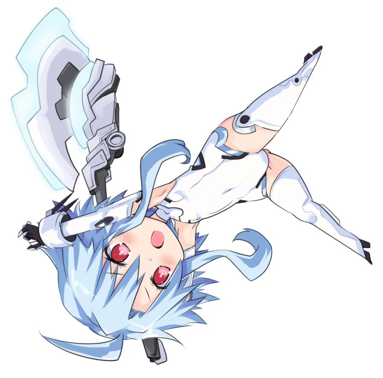 white heart (neptune) drawn by iwashi_dorobou_-r-