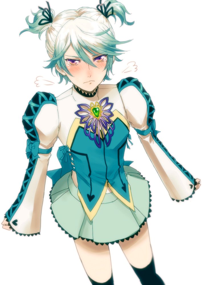 cheria barnes and mikleo (tales of and 2 more) drawn by jarako_(gaillardia)