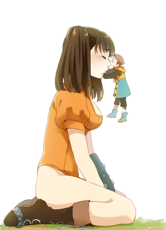 diane and king (nanatsu no taizai) drawn by yukin_(es)