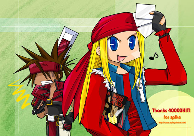 sol badguy and axl low (guilty gear and 1 more) drawn by kinomin