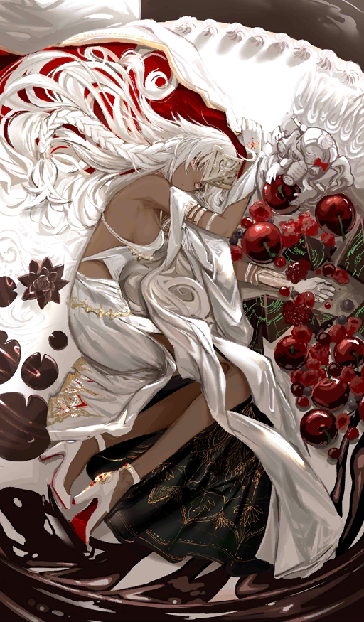 lakshmibai and great stone statue god (fate and 1 more) drawn by narue
