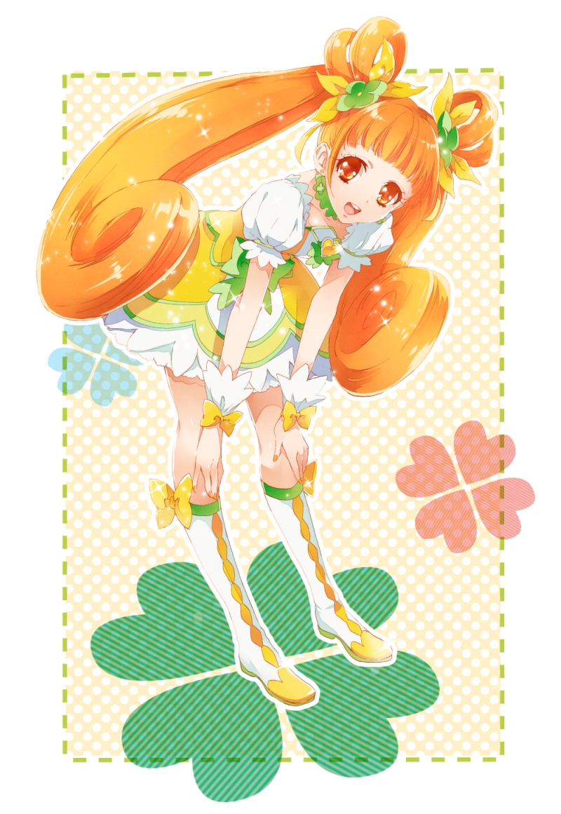 yotsuba alice and cure rosetta (precure and 1 more) drawn by chiyo_(rotsurechiriha)