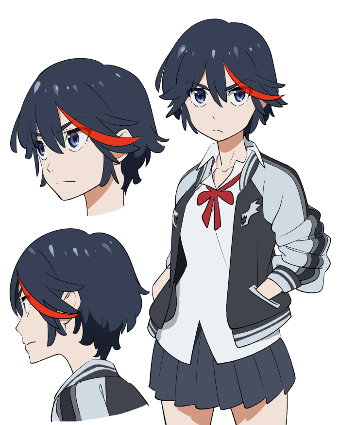 matoi ryuuko (kill la kill) drawn by o-nashi_neko