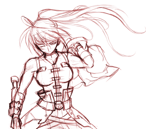 signum and laevatein (lyrical nanoha and 1 more)