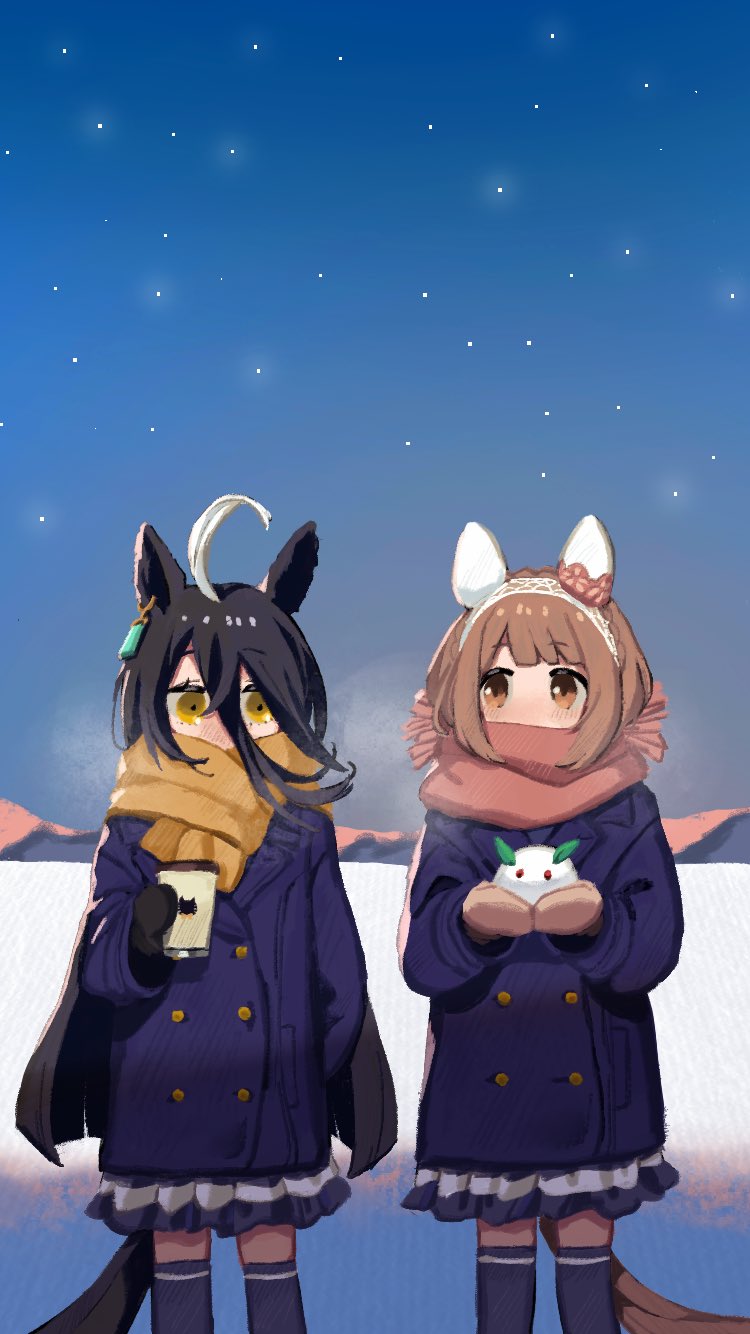 manhattan cafe and yukino bijin (umamusume) drawn by tarako