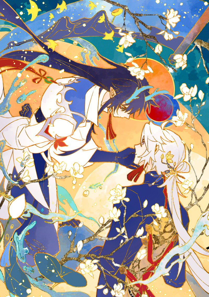 dan heng, blade, yingxing, and dan feng (honkai and 1 more) drawn by zhao_yi