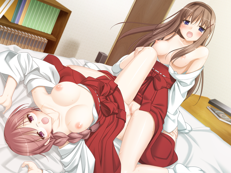 kitajima kaede and kitajima sara (sono hanabira ni kuchizuke wo) drawn by kani_biimu