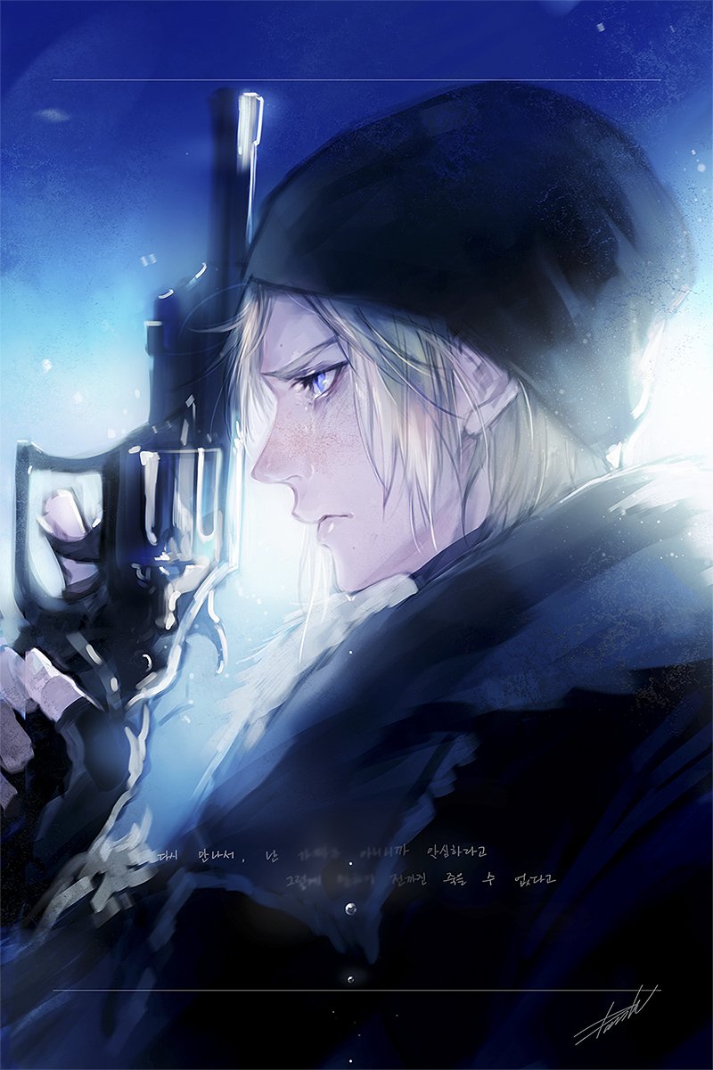 prompto argentum (final fantasy and 1 more) drawn by danhu