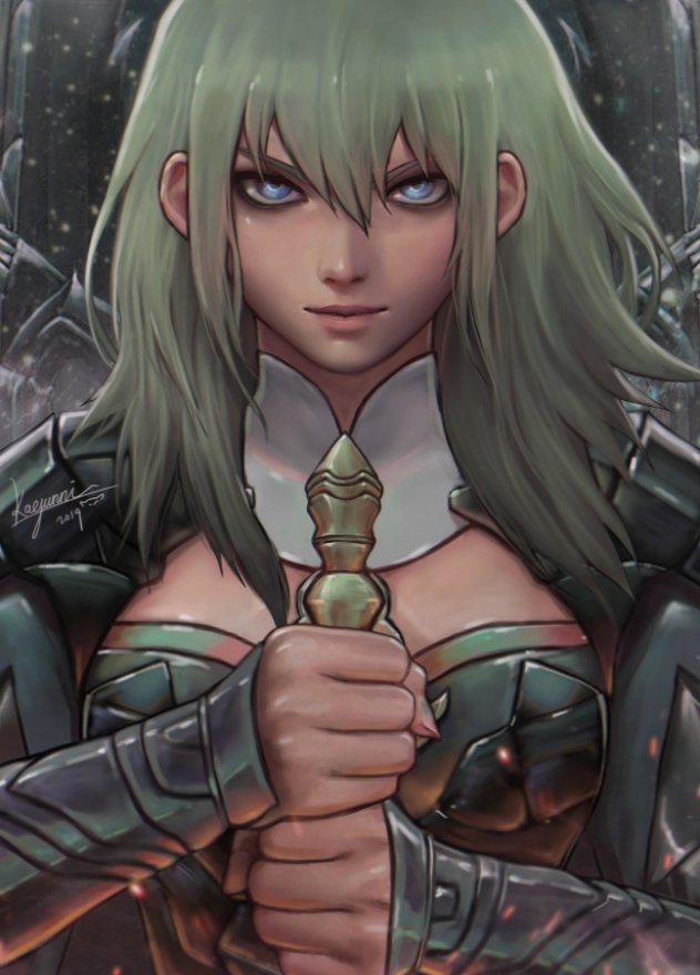 female byleth (fire emblem and 1 more) drawn by kaejunni