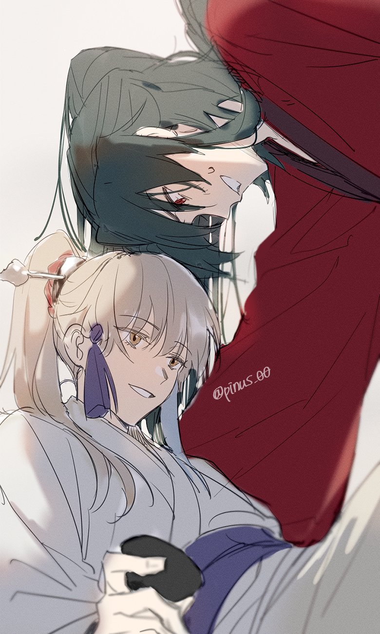 archer and zheng chenggong (fate and 1 more) drawn by pinus_00