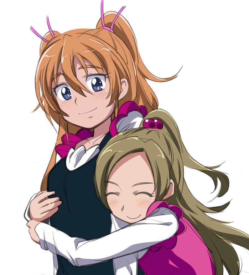 houjou hibiki and minamino kanade (precure and 1 more) drawn by haiteku