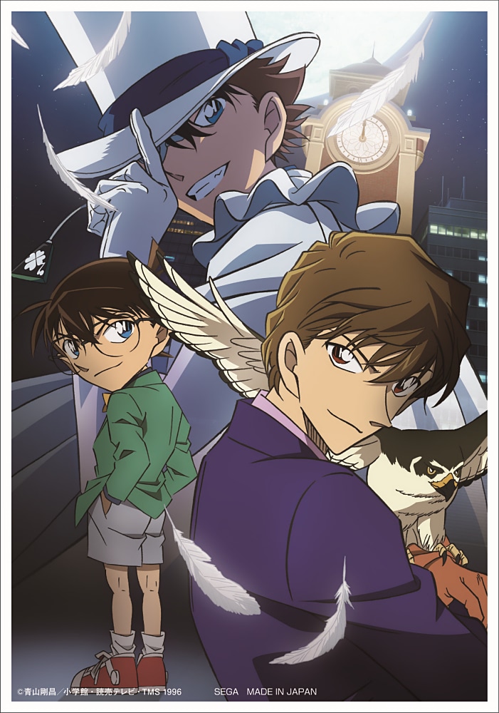 edogawa conan, kaitou kid, and hakuba saguru (meitantei conan and 1 more)