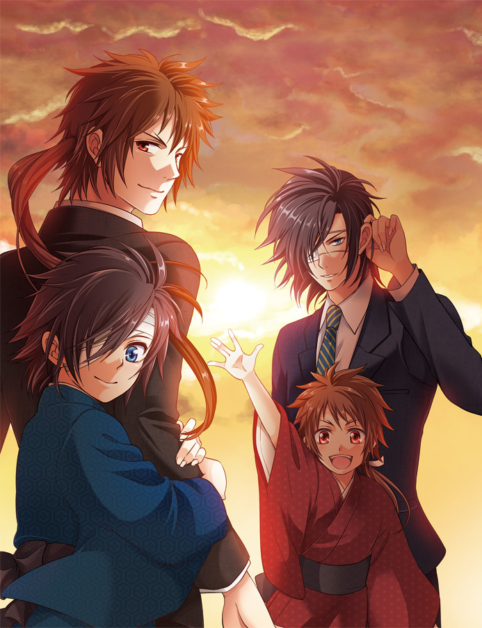 date masamune and sanada yukimura (sengoku basara) drawn by warabi_(waradoko)