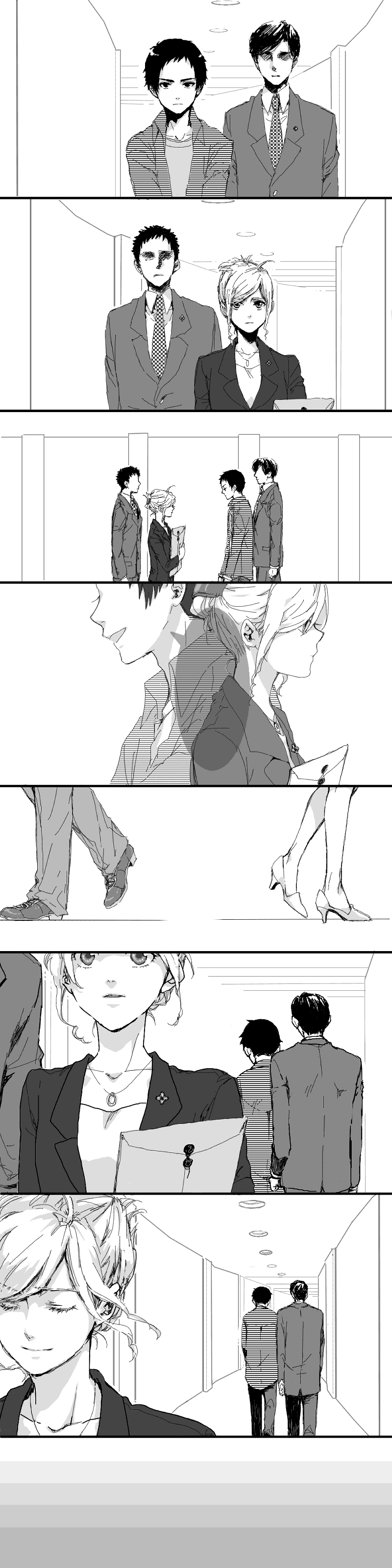 yoshikawa tsurara and kurosaki (kurosagi) drawn by yuki_(hello_idiot)