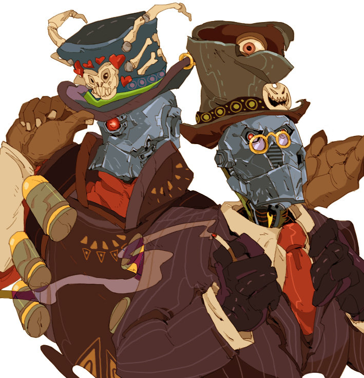 demoman, red demoman, robot spy, robot demoman, and monoculus (team fortress 2) drawn by 22_(tak_ja)