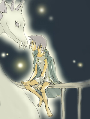 faris scherwiz and syldra (final fantasy and 1 more) drawn by shou_kyuurou