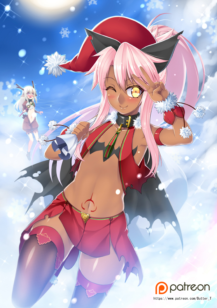 illyasviel von einzbern, chloe von einzbern, and magical ruby (fate and 1 more) drawn by butter-t