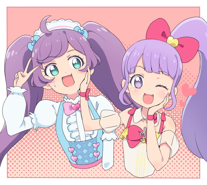 manaka laala and manaka non (pretty series and 1 more) drawn by cbgb