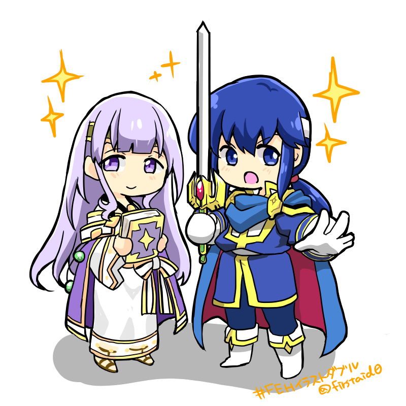 seliph and julia (fire emblem and 1 more) drawn by yukia_(firstaid0)