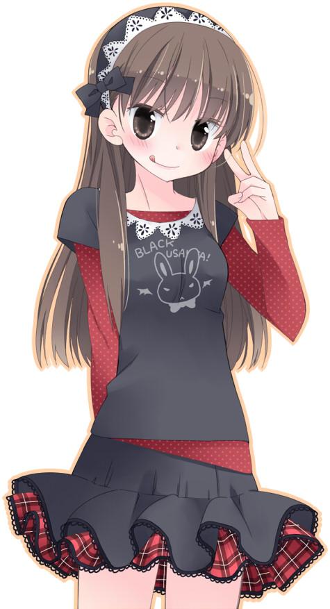 kakizaki yuzuka (original and 1 more) drawn by katase_aoko