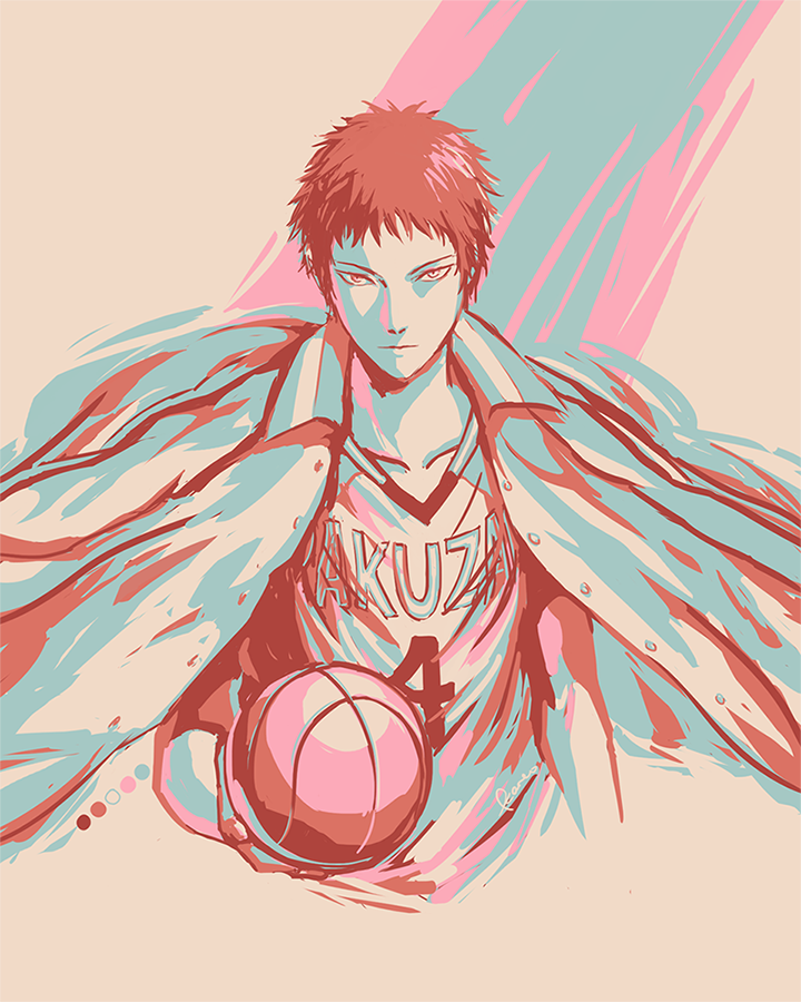 akashi seijuurou (kuroko no basuke) drawn by kamille_areopagita