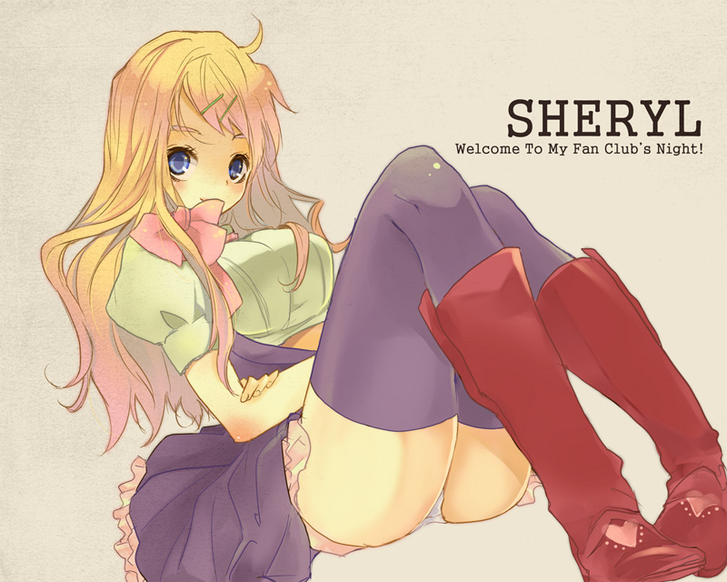 sheryl nome (macross and 1 more) drawn by ogura