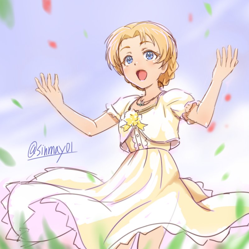 orange pekoe (girls und panzer) drawn by shinmai_(kyata)