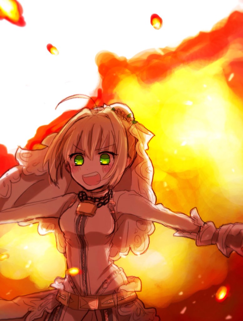 nero claudius (fate and 2 more) drawn by stbntotoi