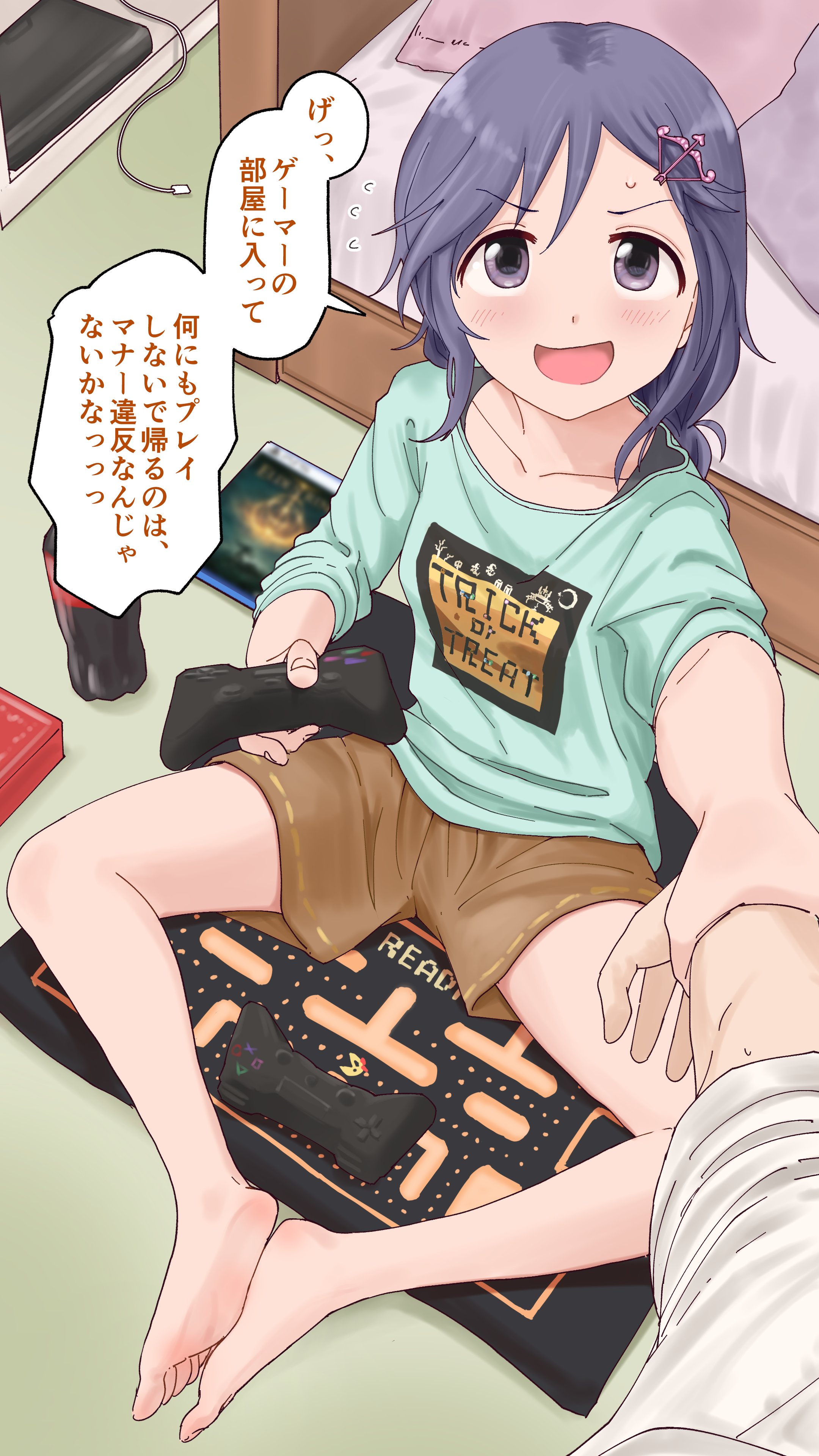 dogthecreature miyoshi sana and ms. pac-man (idolmaster and 4 more) drawn by inu_chikushou  | Danbooru
