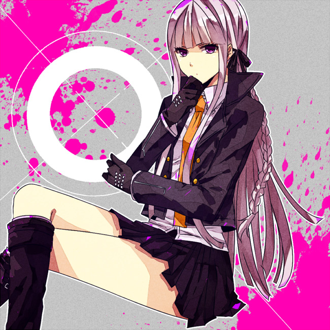 kirigiri kyoko (danganronpa and 1 more) drawn by washi_(micino)