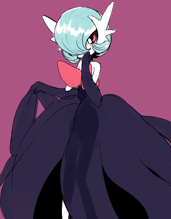 gardevoir and mega gardevoir (pokemon) drawn by amezawa_koma