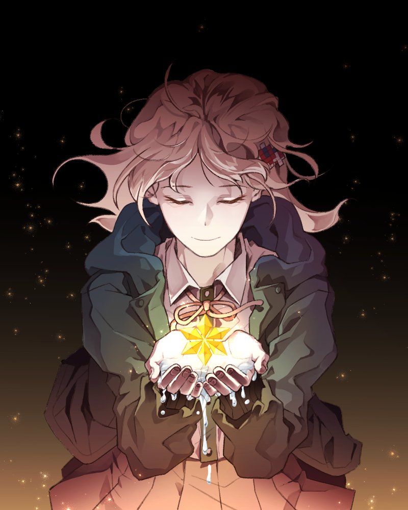 nanami chiaki (danganronpa and 2 more) drawn by bambi_(bam7752)
