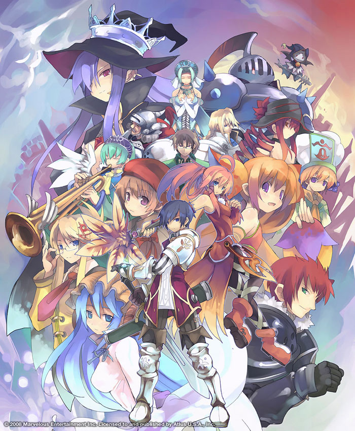 fatima, althea, karen, sadie, lunaluna, and 4 more (luminous arc and 1 more) drawn by shibano_kaito