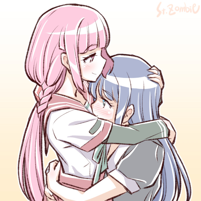 tamaki iroha and nanami yachiyo (mahou shoujo madoka magica and 1 more) drawn by studiozombie