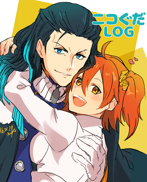 fujimaru ritsuka and nikola tesla (fate and 1 more) drawn by mepo_(raven0)