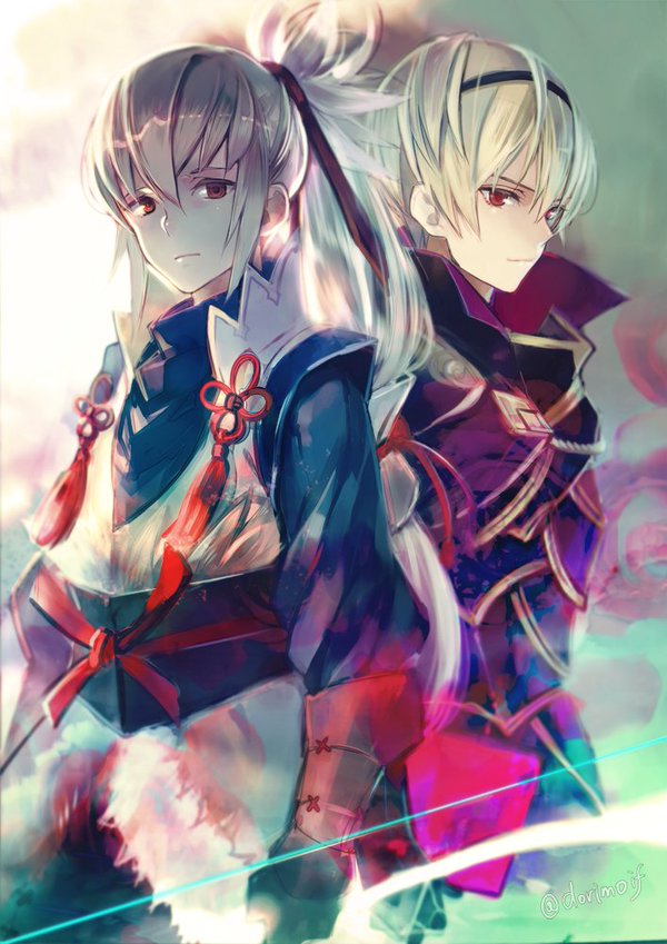 takumi and leo (fire emblem and 1 more) drawn by miyuki_ruria