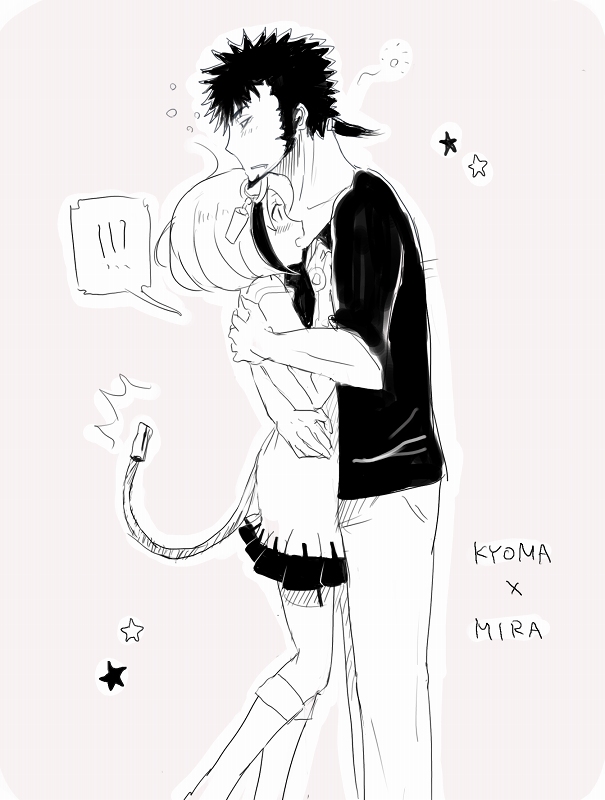 yurizaki mira and mabuchi kyoma (dimension w) drawn by invimp