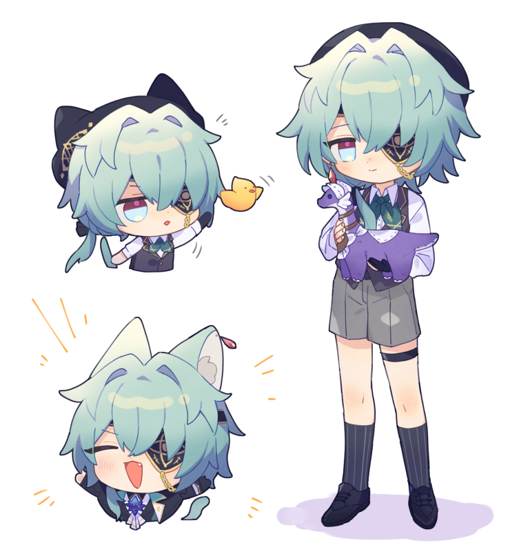anaxa (honkai and 1 more) drawn by mmmk_str