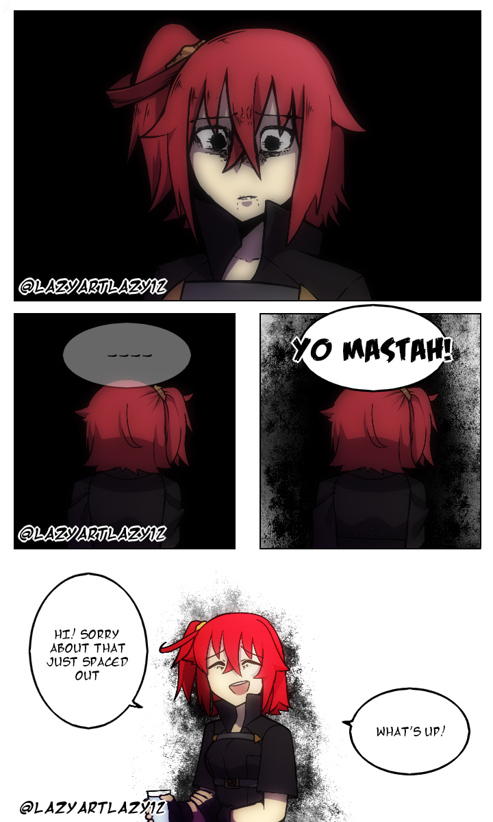 fujimaru ritsuka (fate and 1 more) drawn by lazyartlazy12 and tyrnickleback