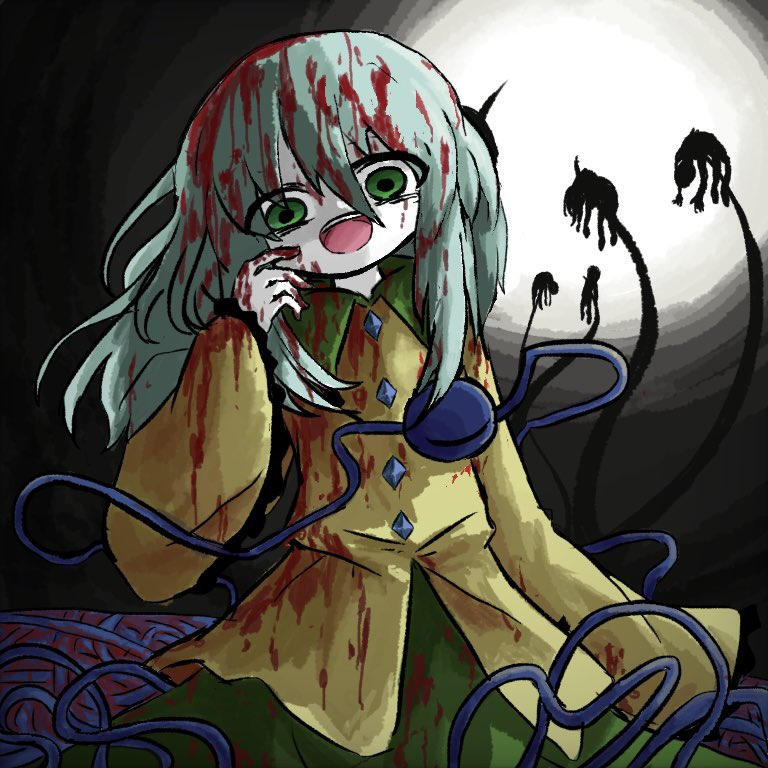 komeiji koishi (touhou and 1 more) drawn by heripantomorrow