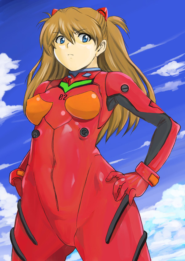 souryuu asuka langley (neon genesis evangelion) drawn by shu-z