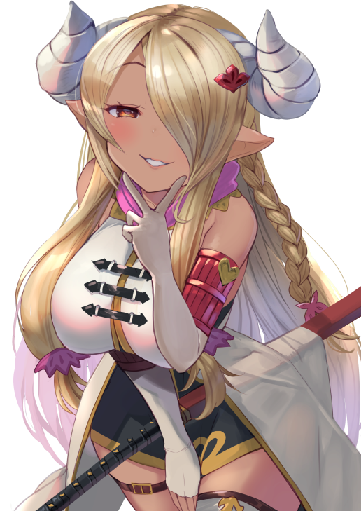 narmaya and kumbhira (granblue fantasy and 1 more) drawn by p_answer