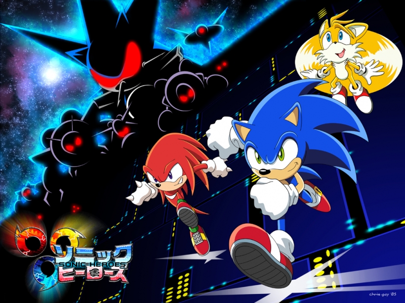 sonic the hedgehog, tails, knuckles the echidna, metal sonic, and neo metal sonic (sonic and 1 more)