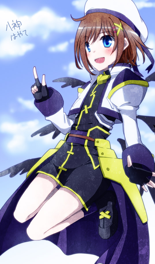 yagami hayate (lyrical nanoha and 2 more) drawn by nanagare