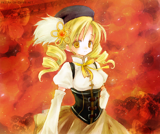 tomoe mami (mahou shoujo madoka magica) drawn by kaylin