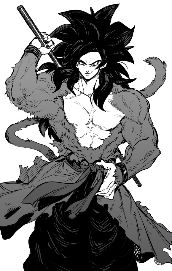 son goku (dragon ball and 1 more) drawn by nanika_(nnkgh)