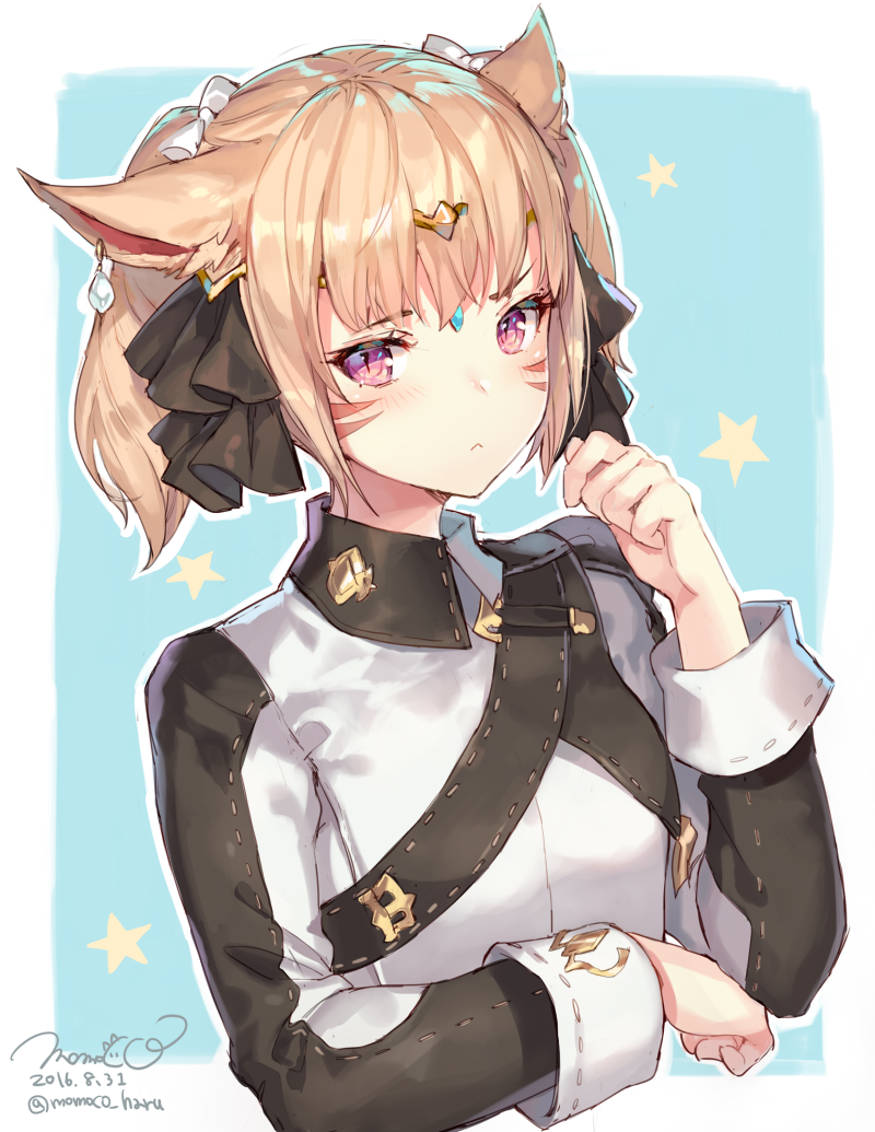 warrior of light (final fantasy and 1 more) drawn by momoko_(momopoco)