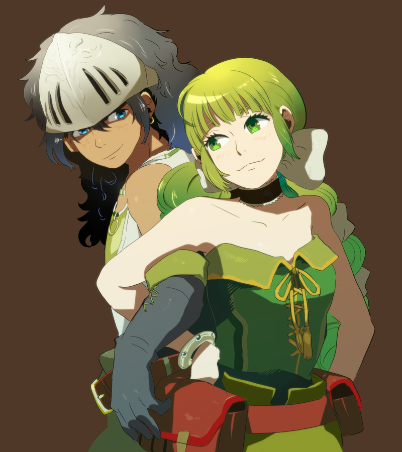 virginia knights and william knights (saga and 1 more) drawn by kaz_(nishi_kaz0112)